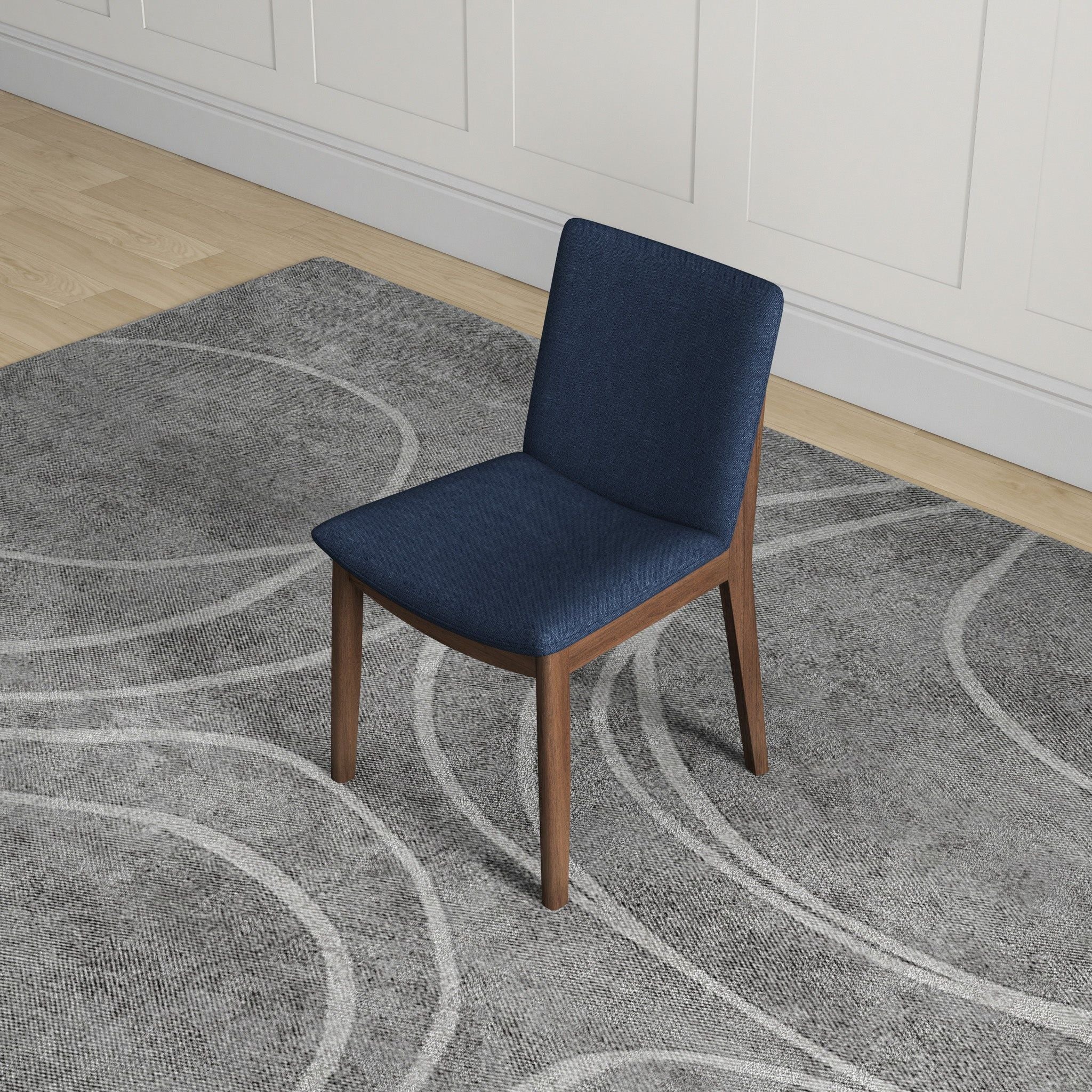 Laura - Mid-Century Modern Solid Wood Dining Chair (Set of 2) by HouseOfZazla
