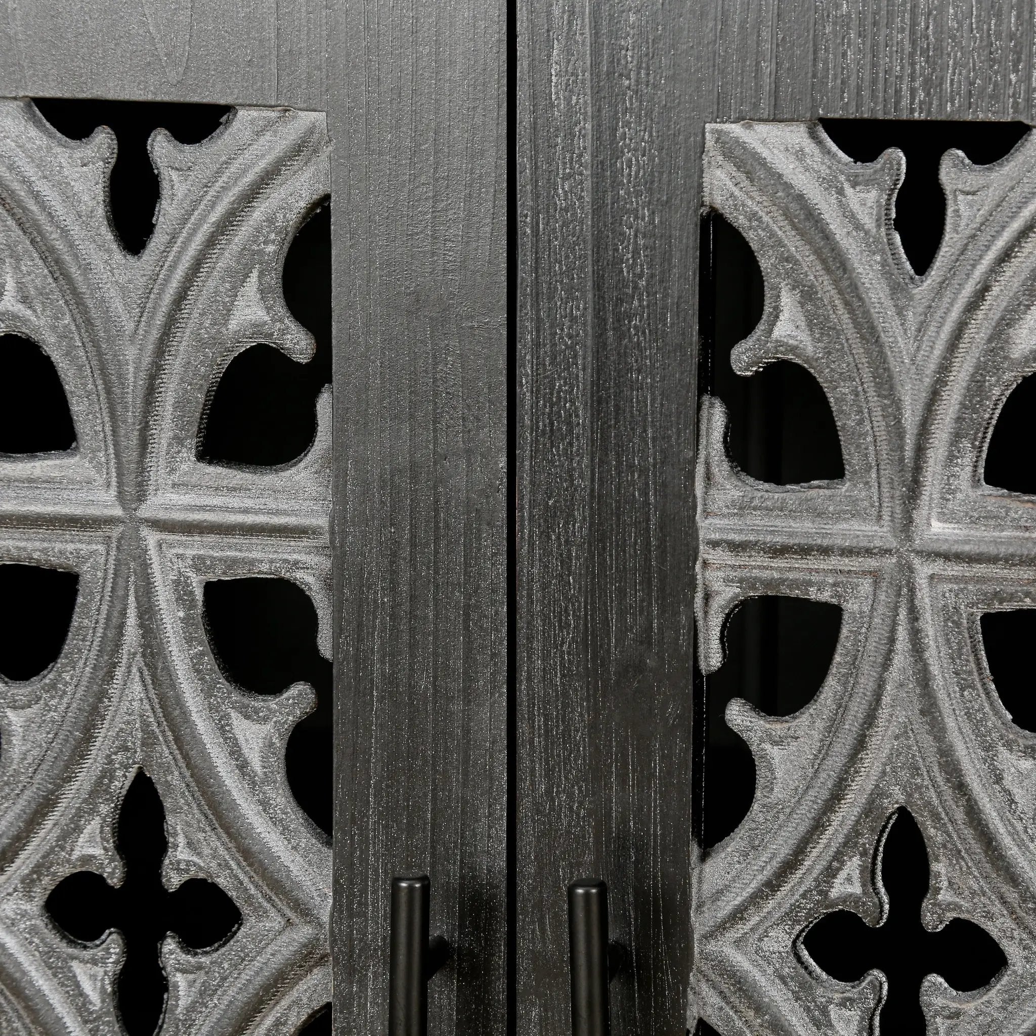 Hollow Four Door Antique Cabinet, American Country Style by HouseOfZazla