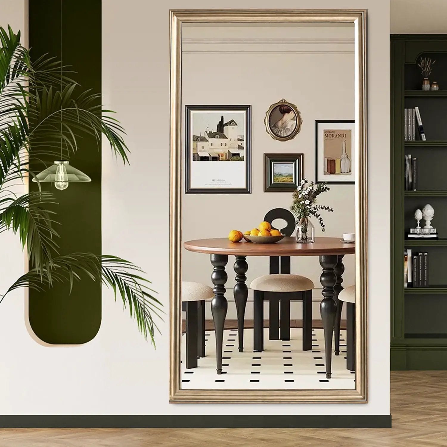 Full-Body Floor Mirror With Frame by HouseOfZazla