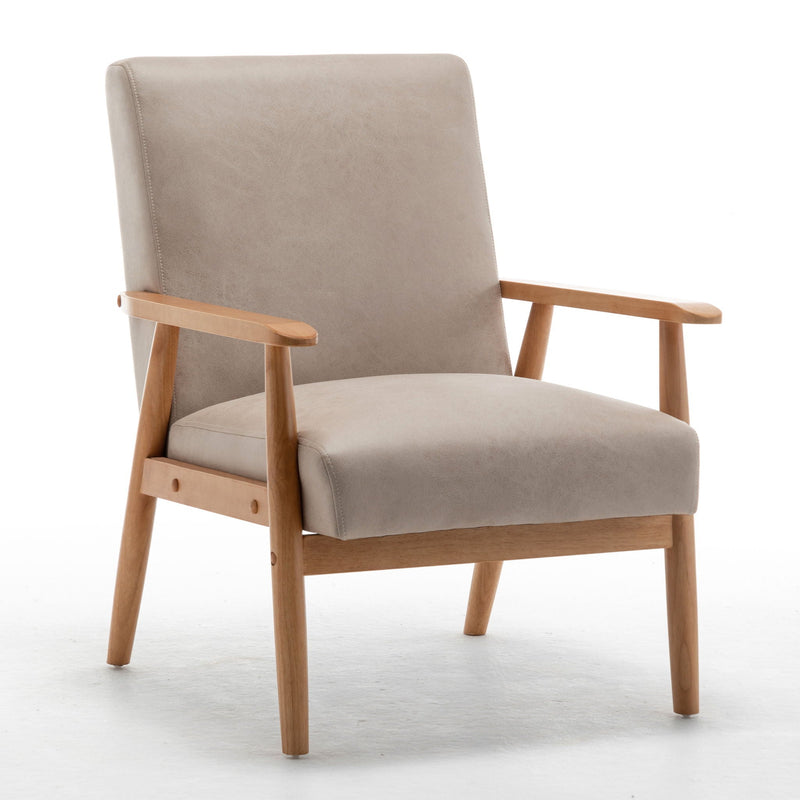 Wide Classic Mid-Century Modern Arm Chair by HouseOfZazla