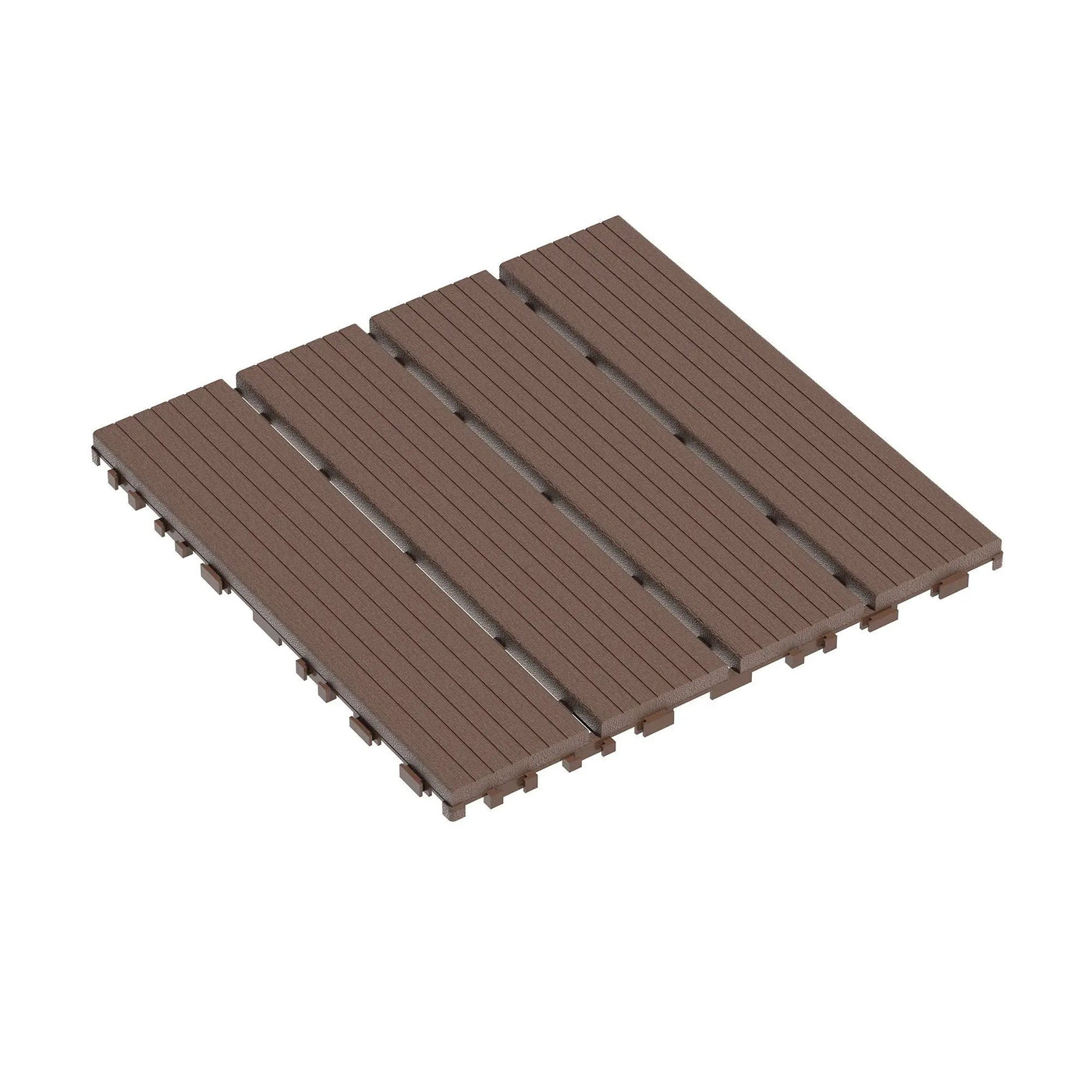 Interlocking Plastic Deck Tiles, Waterproof Outdoor / Indoor Patio Flooring by HouseOfZazla