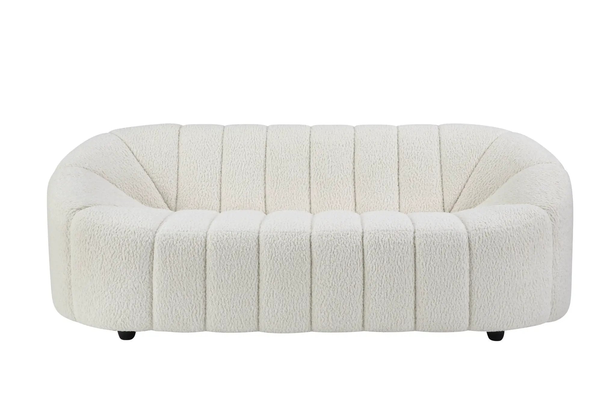 Osmash - Teddy Sherpa Sofa - White by Unique Piece Furniture