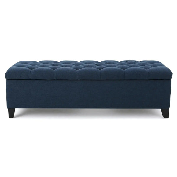 Glouster Contemporary Storage Ottoman with Button Tufted Design