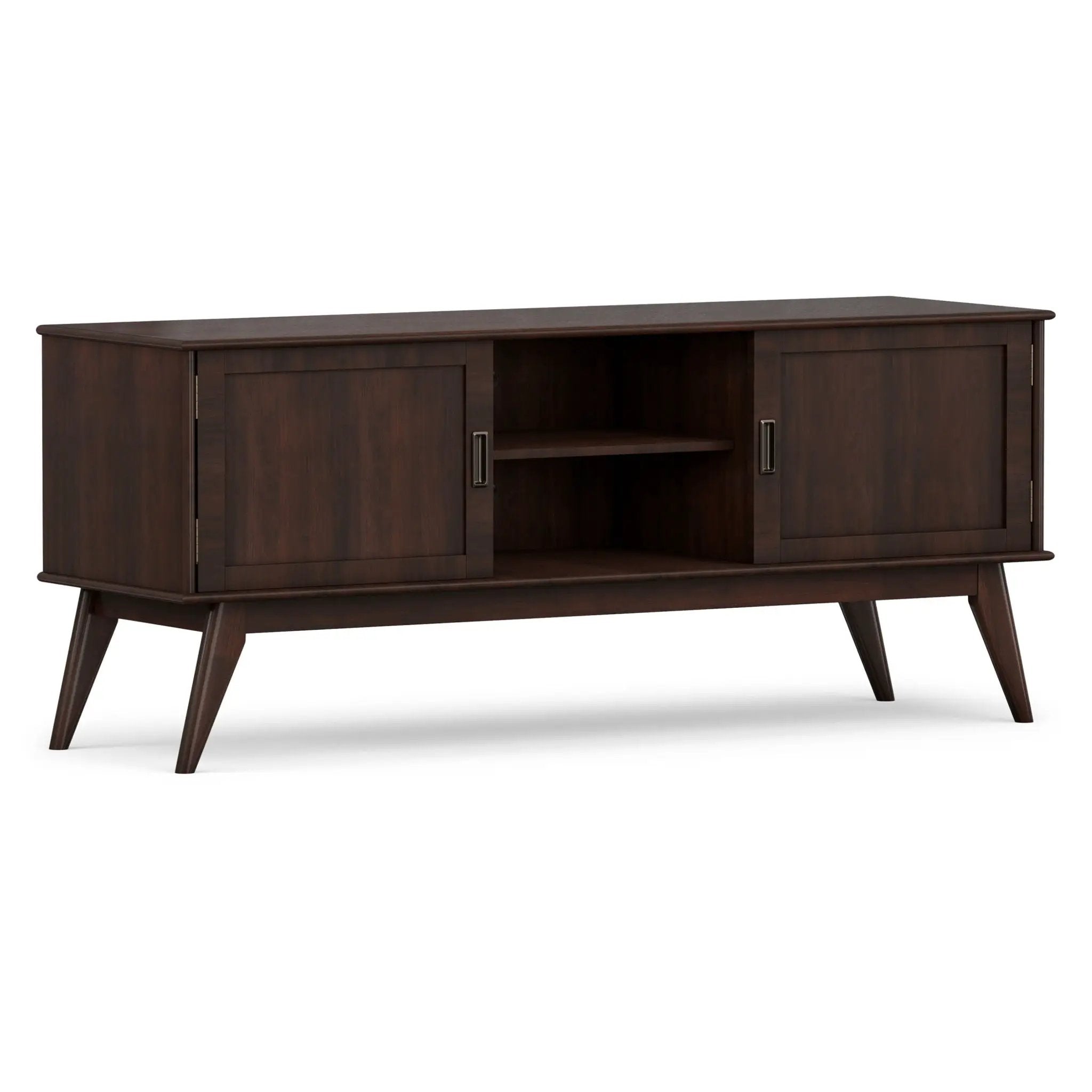 Draper - Handcrafted Mid Century Low TV Media Stand by Unique Piece Furniture