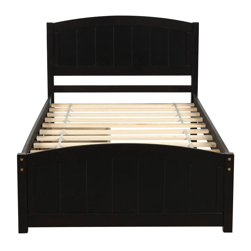 Platform Bed & Headboard, Footboard And Wood Slat Support by HouseOfZazla