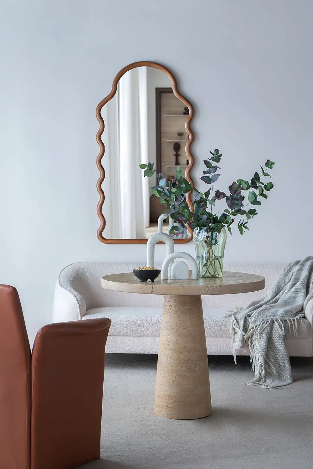 Round Dining Table With Pedestal Base by Unique Piece Furniture