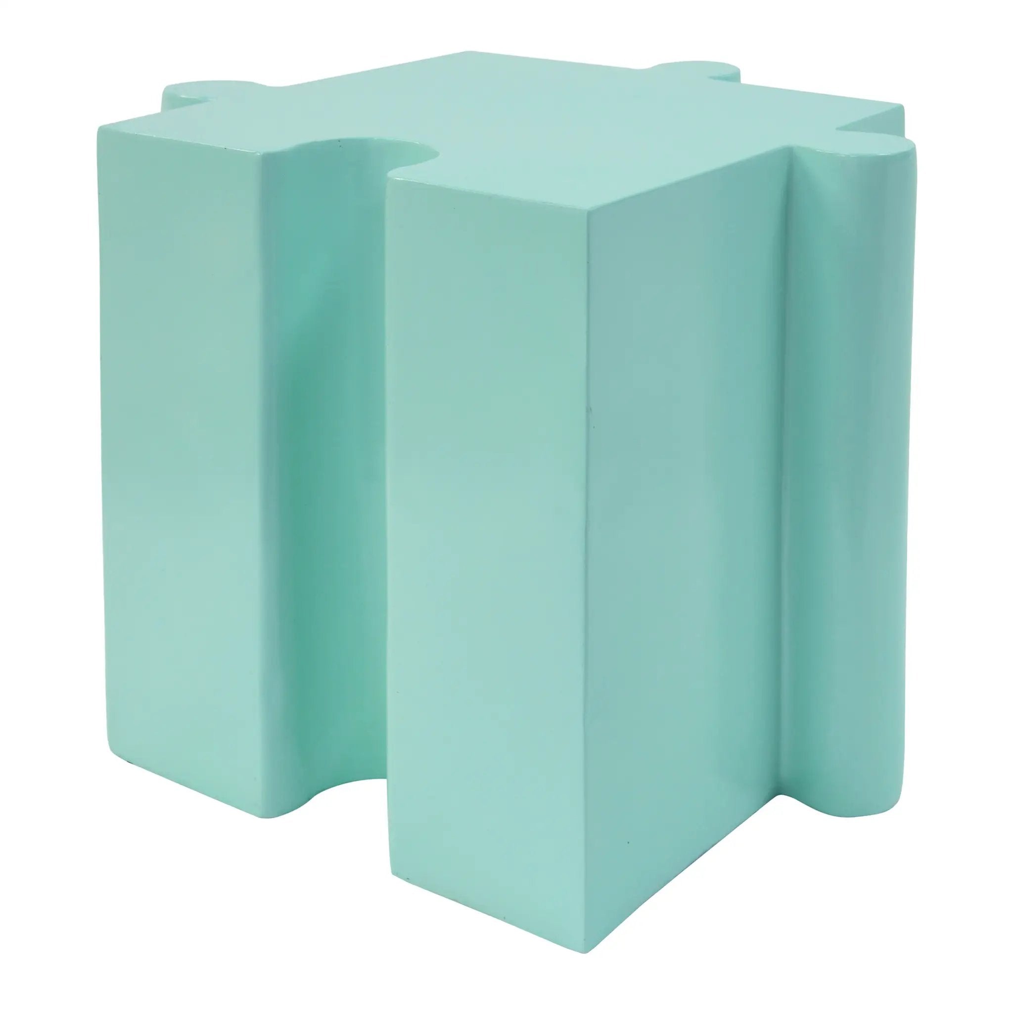 3-Piece Artistic Puzzle Table Set with Modular Interlocking Design by HouseOfZazla