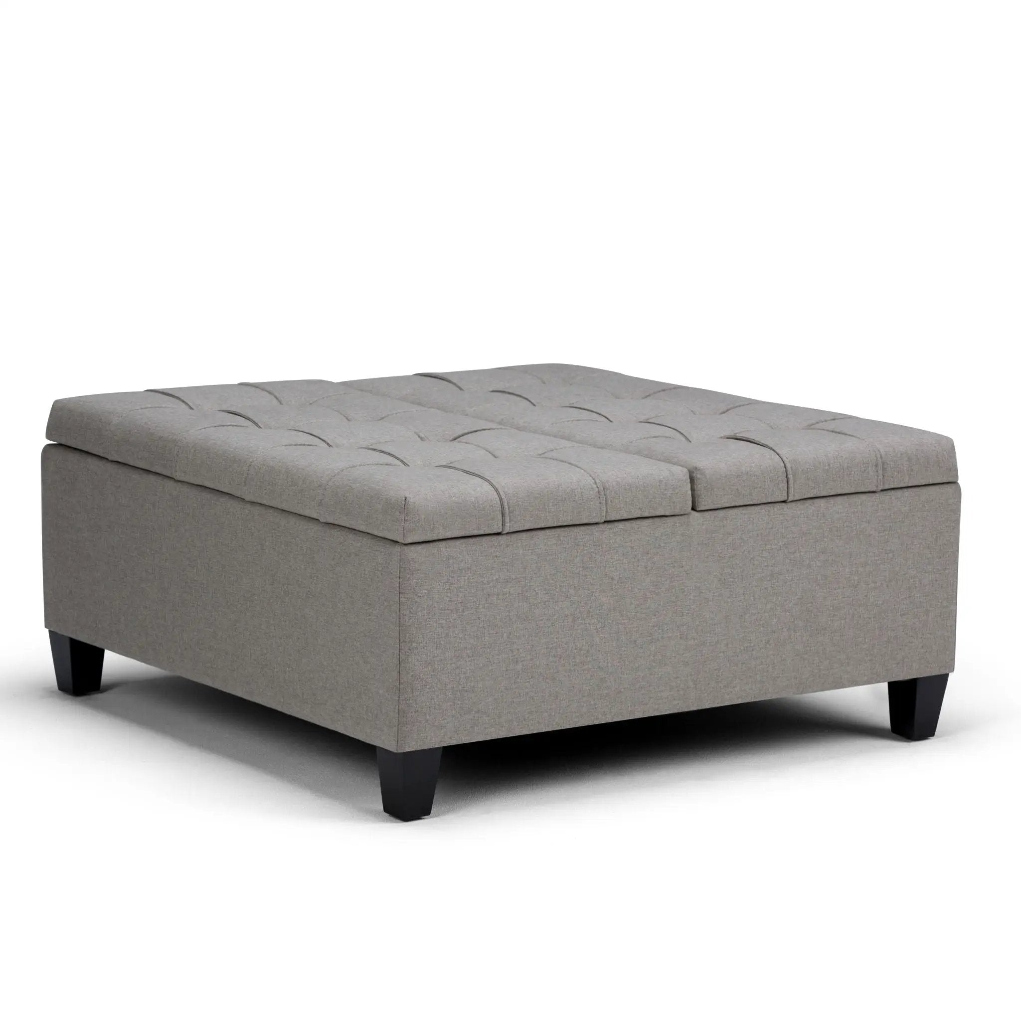 Harrison - Upholstered Coffee Table Storage Ottoman by Unique Piece Furniture