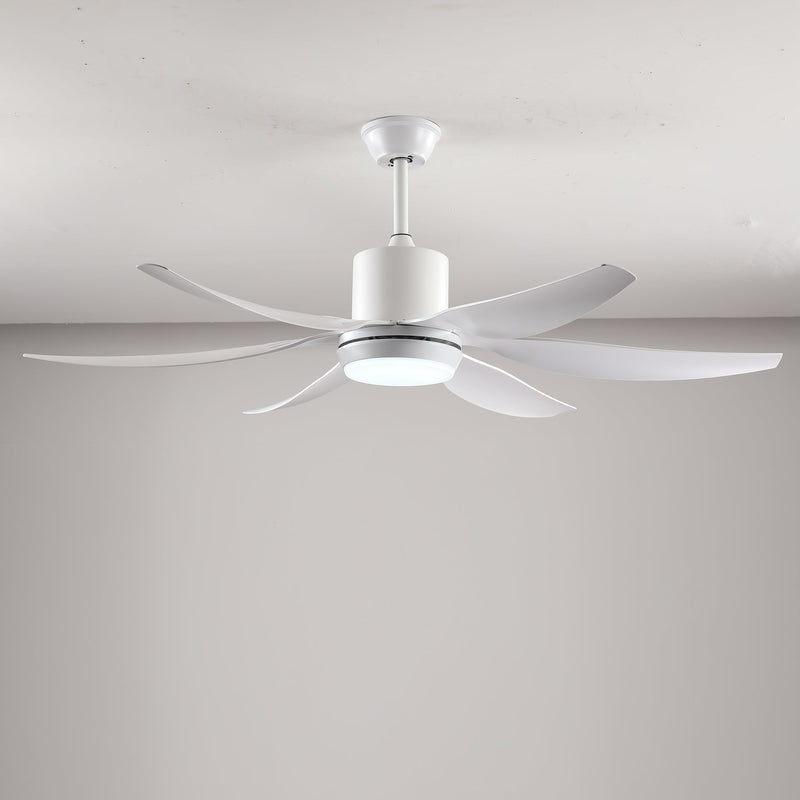 6 PCS ABS Blades 56" Ceiling Fan With Light Kit by HouseOfZazla