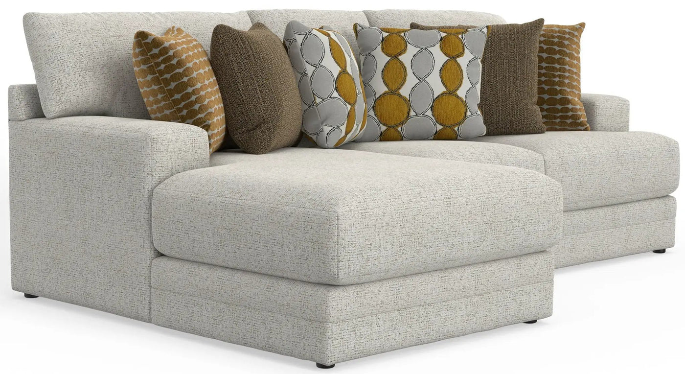 Tori - Sectional With Comfort Coil Seating And Accent Pillows Included by Unique Piece Furniture