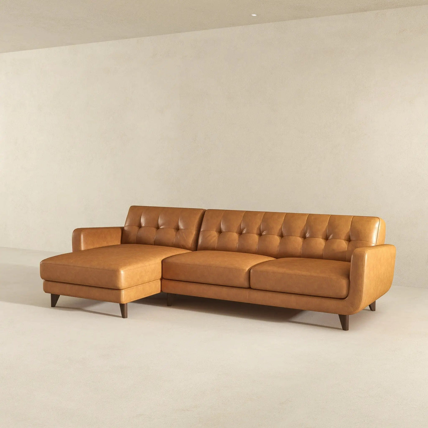 Allison - Mid-Century Modern Sectional Sofa Chaise by Unique Piece Furniture