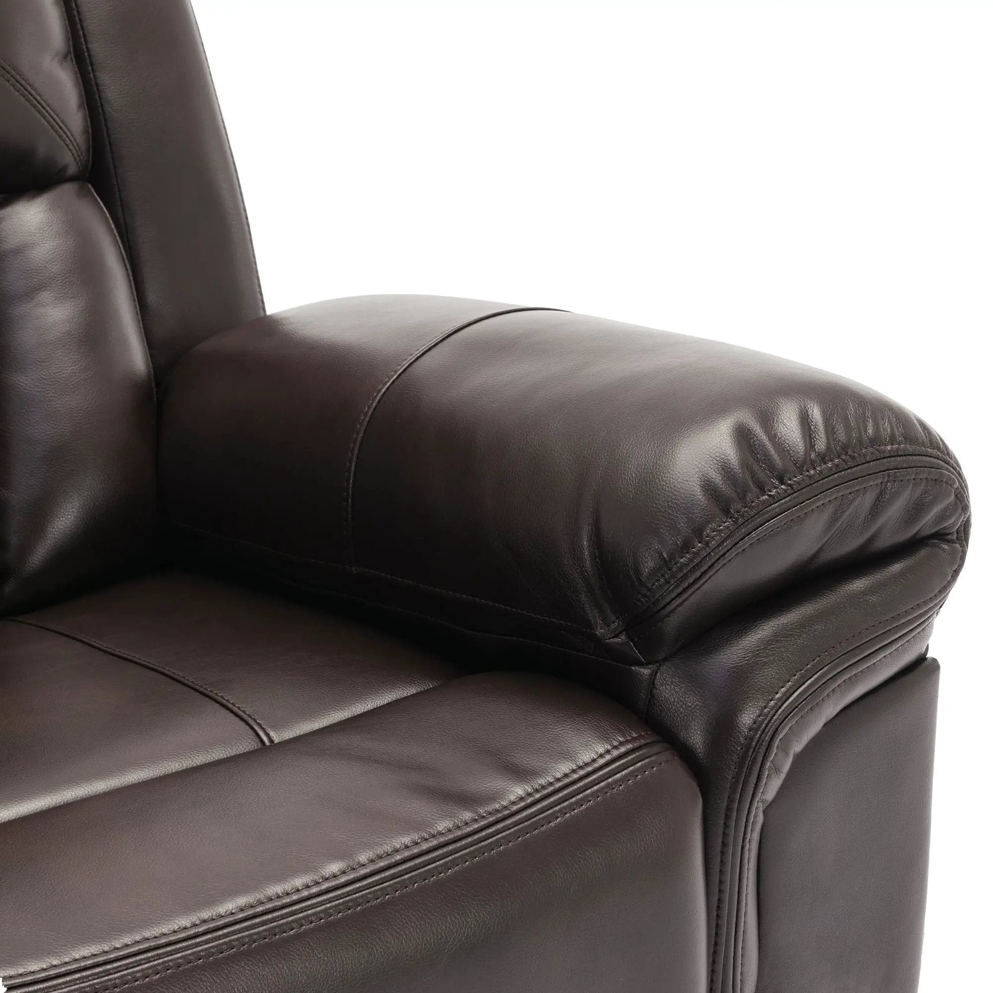 Home Theater Seating Manual Recliner Chair With Led Light Strip For Living Room by HouseOfZazla