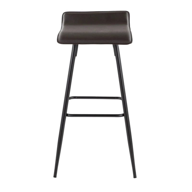 Ale - Contemporary Fixed-Height Bar Stool (Set of 2) by HouseOfZazla