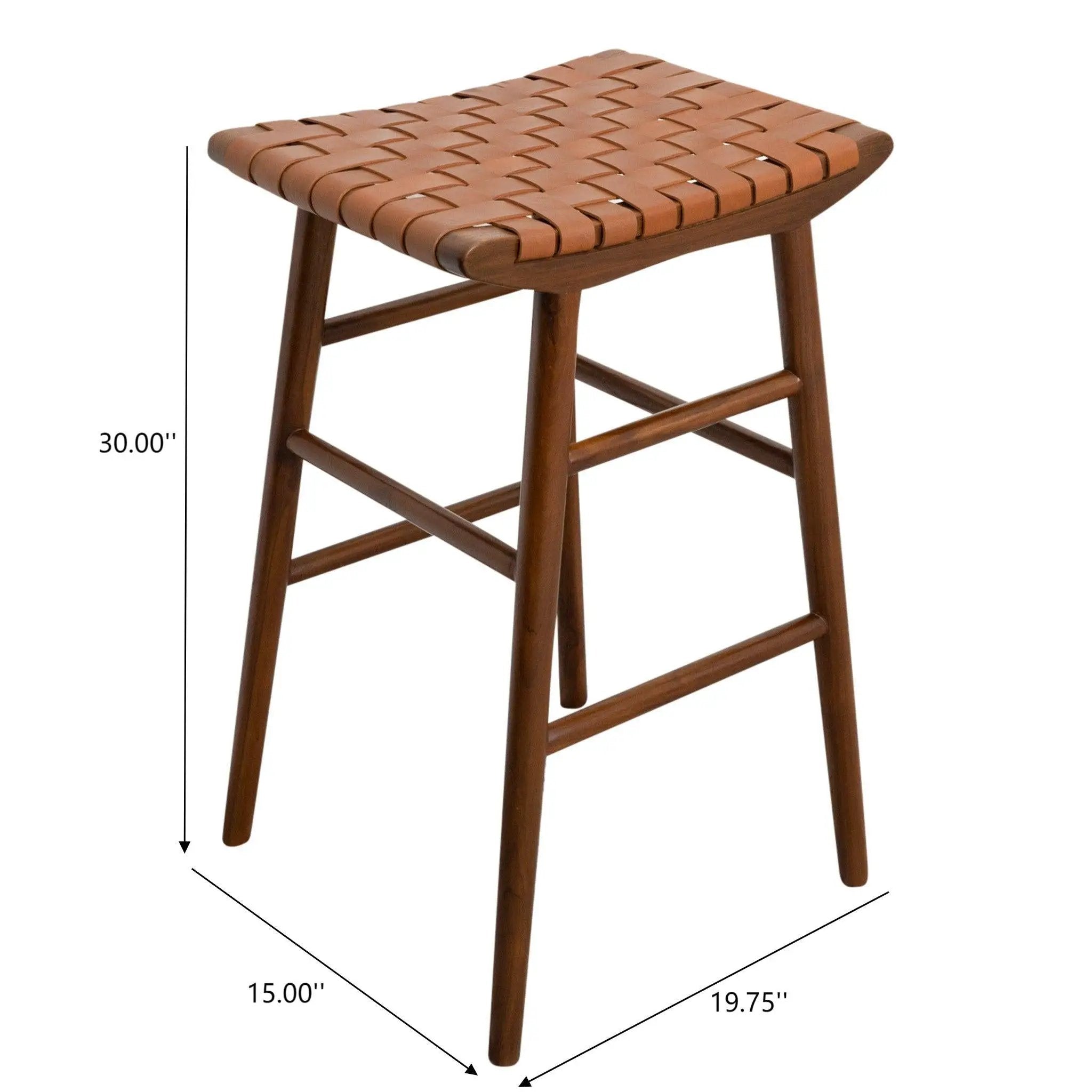 Maya - Stool - Rustic / Tan by Unique Piece Furniture