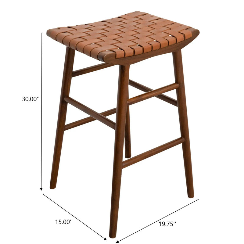Maya - Stool - Rustic / Tan by HouseOfZazla