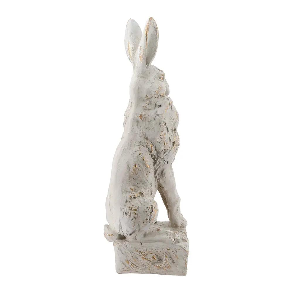 Large Magnesium Sitting Rabbit Figurine by HouseOfZazla