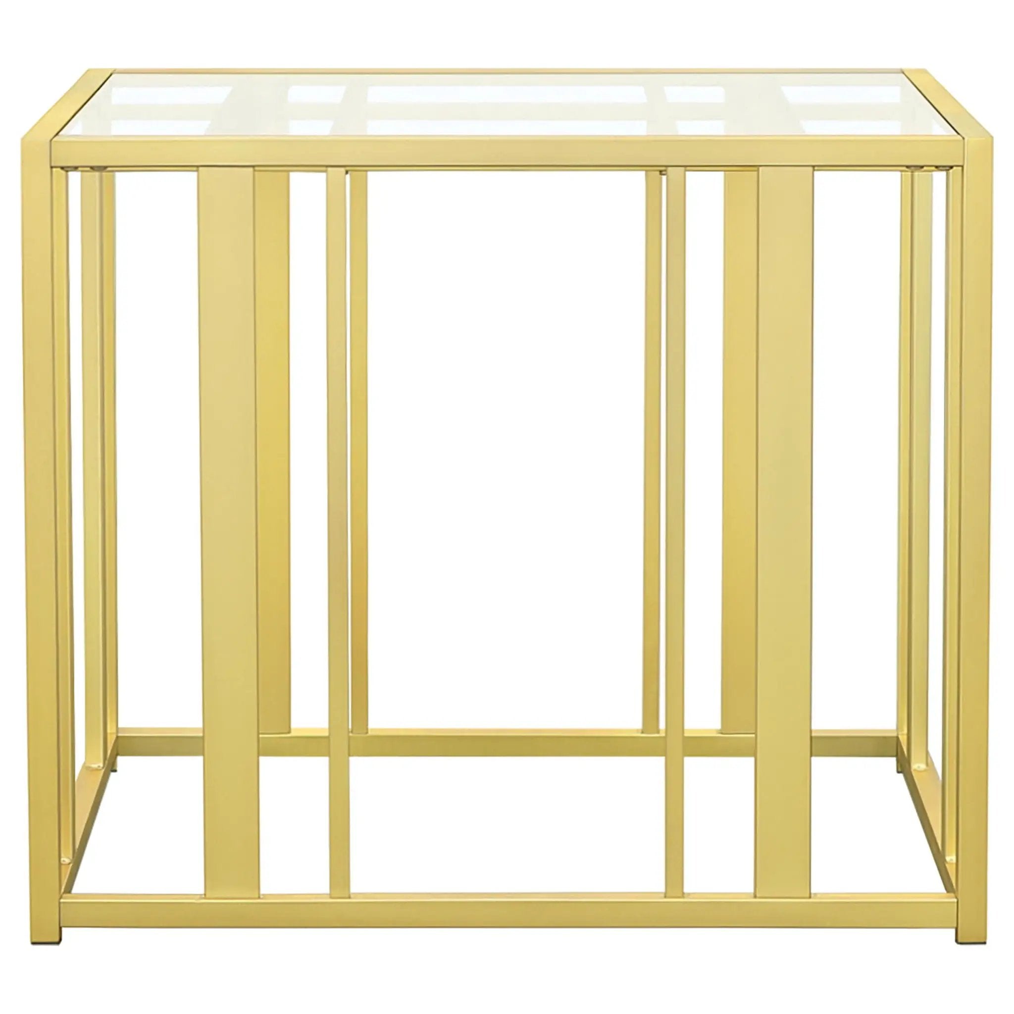 Adri 3-piece Coffee and End Table Set Matte Brass by Unique Piece Furniture
