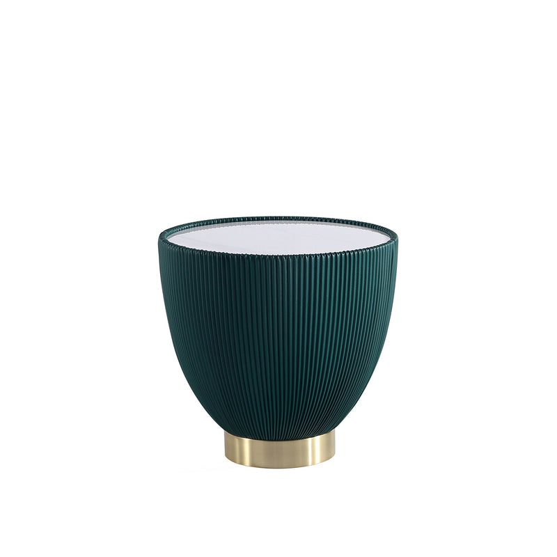 Anderson - Upholstered End Table by HouseOfZazla