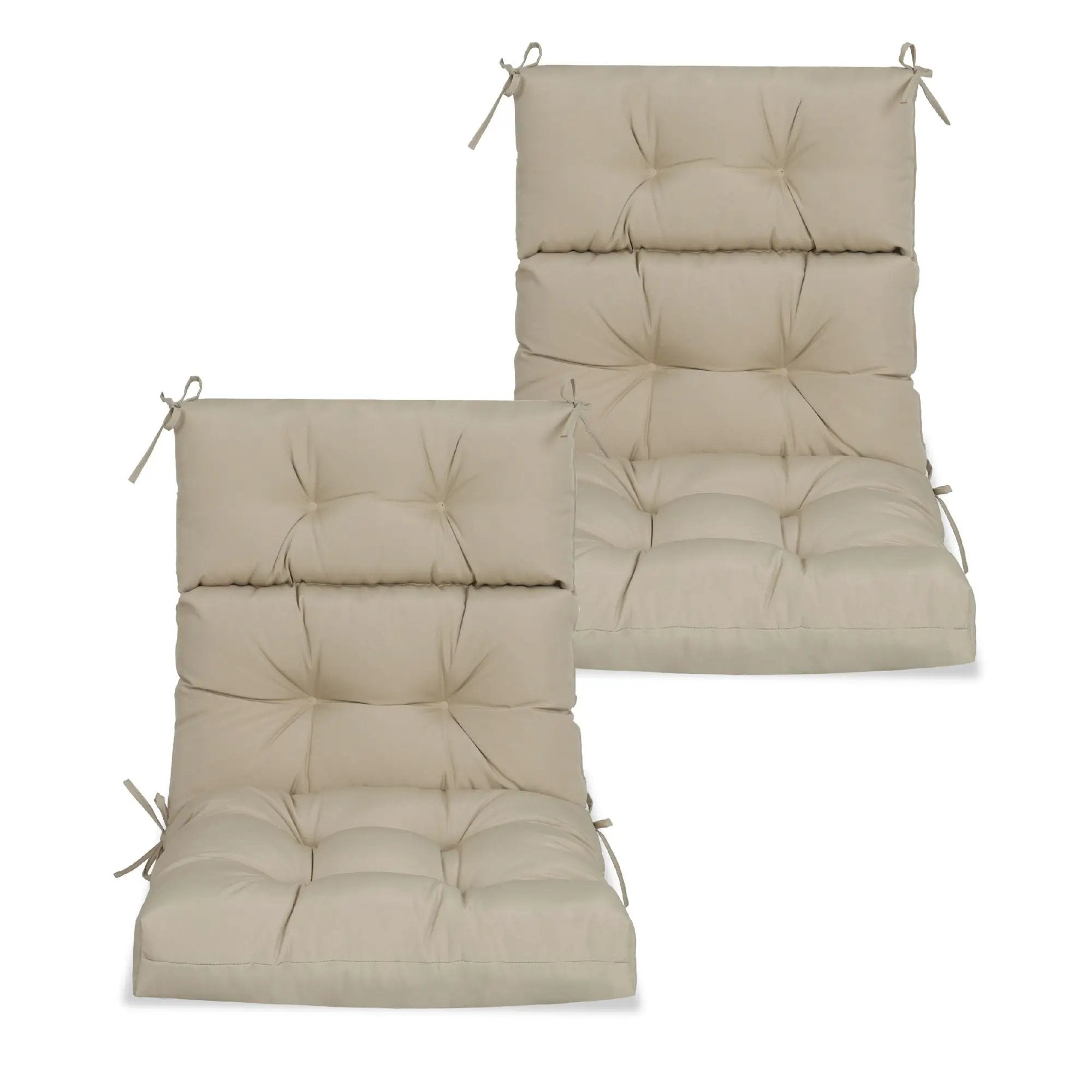2 Piece High Back Patio Chair Cushion Set by HouseOfZazla