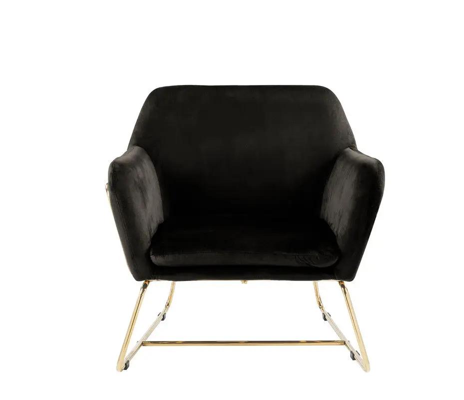 Keira - Accent Chair With Metal Base by HouseOfZazla