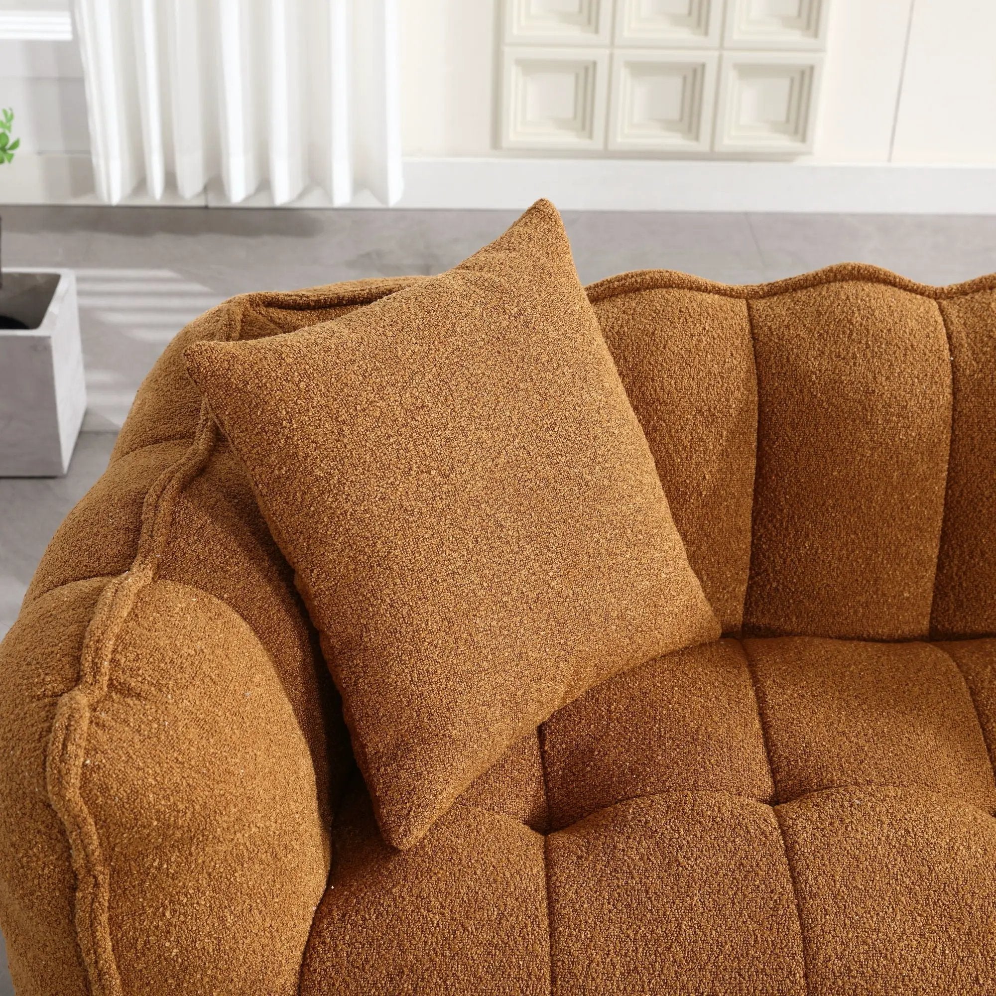 Cozy Beanbag Chair With High Resilience Foam Core For 2 by HouseOfZazla