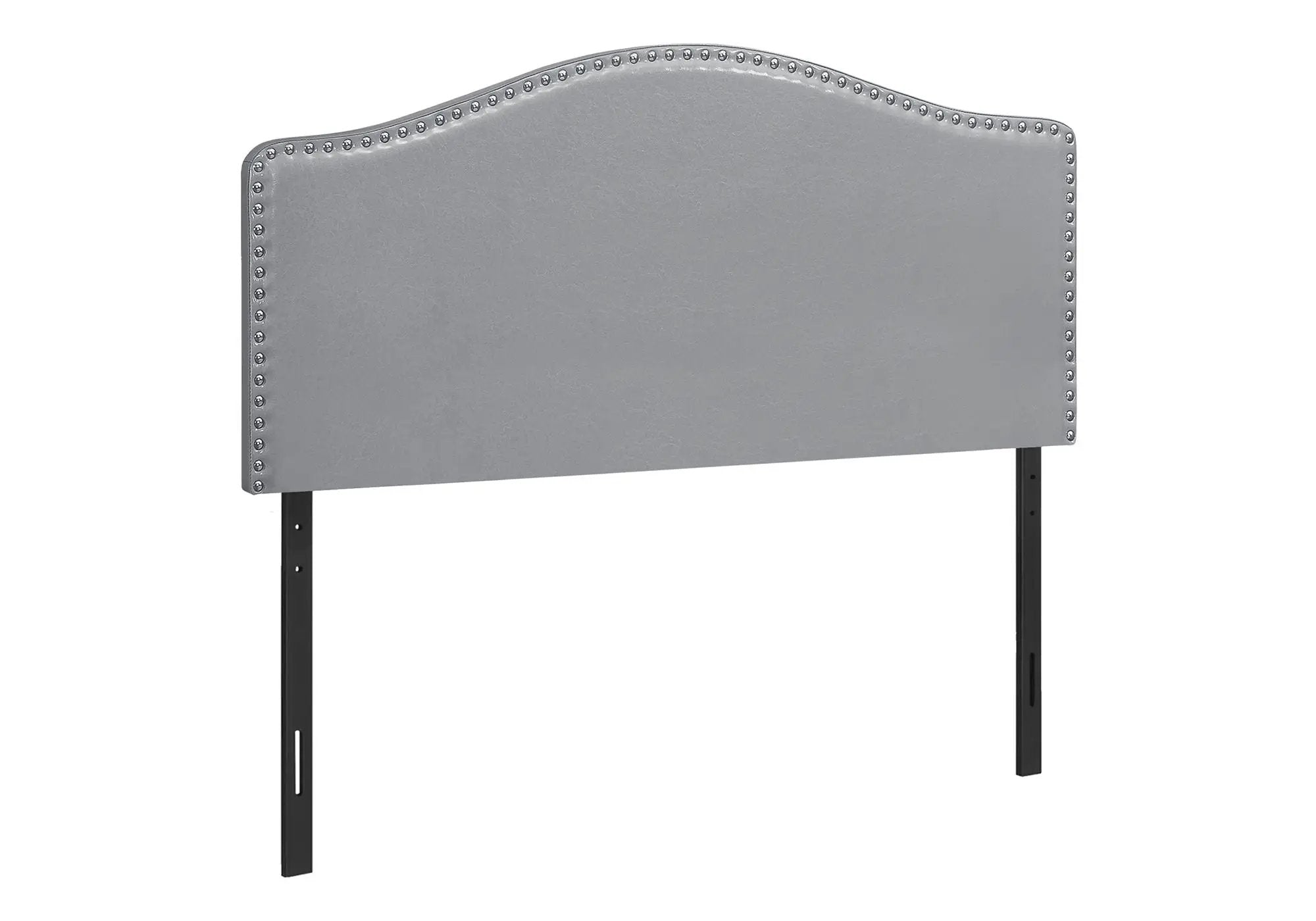 Full Size Upholstered Bed Headboard Only - Gray by HouseOfZazla