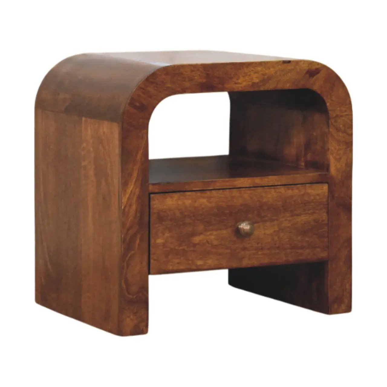 Darcy - Nightstand With Drawer And Open Shelf - Brown by Unique Piece Furniture
