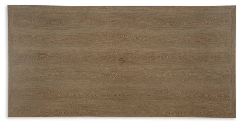 Serene Bay - Rectangular Dining Table With Umbrella Option - Dark Brown by Unique Piece Furniture