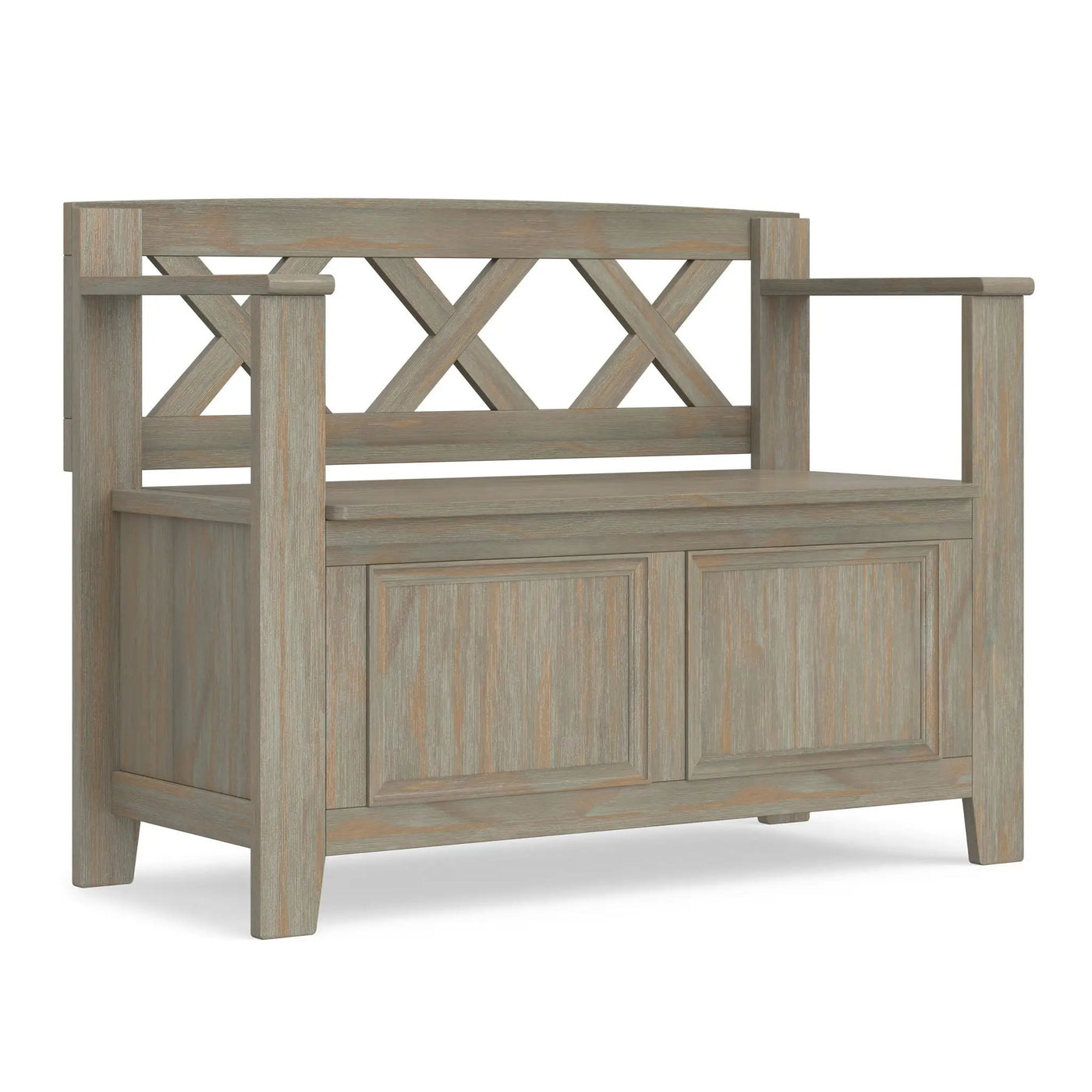 Amherst - Small Transitional Entryway Storage Bench by Unique Piece Furniture