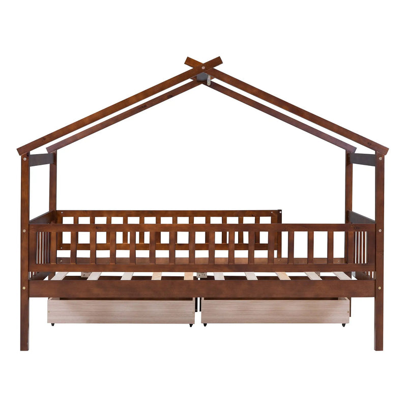 House Bed With 2 Drawers by HouseOfZazla