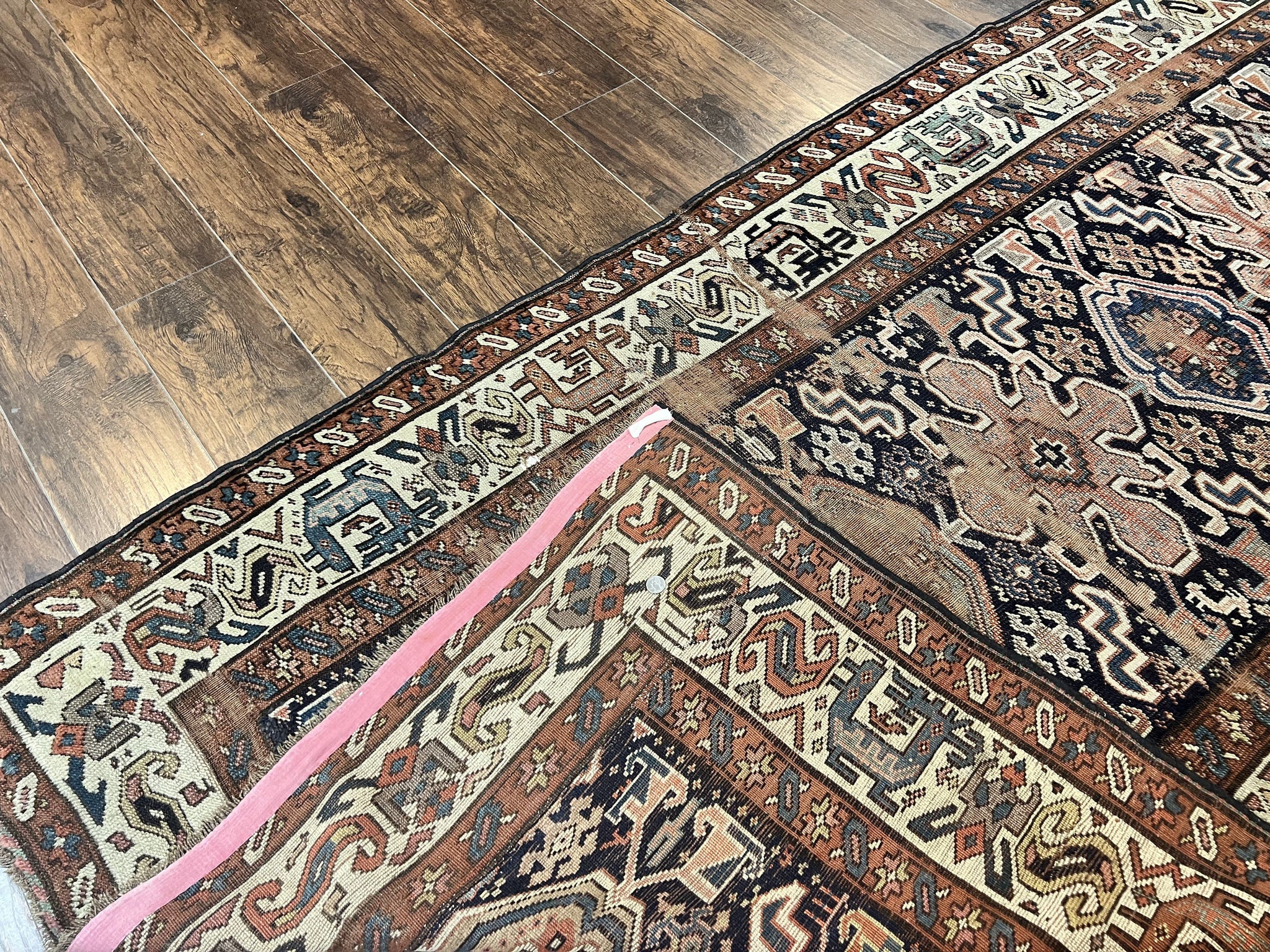 Antique Persian Tribal Runner Rug 4.6 x 9.8, Kurdish Runner, Rug for Hallway or Kitchen, 1920s Carpet, Wool Handmade Rug by Jewel Rugs