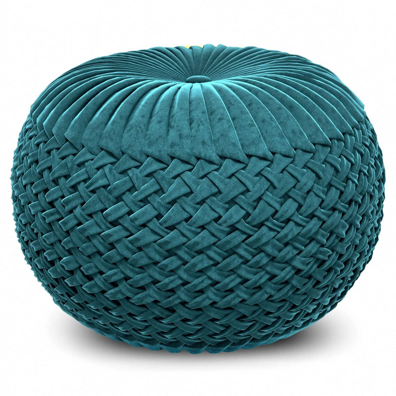 Grafton - Handcrafted Round Pouf by Unique Piece Furniture