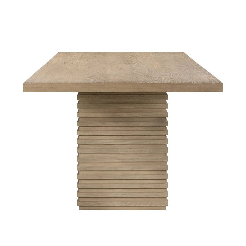 95-Inch Dining Table in Light Ash by HouseOfZazla