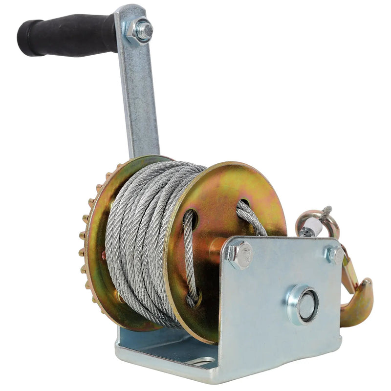 600LBS Hand Winch with 26FT Steel Cable by HouseOfZazla