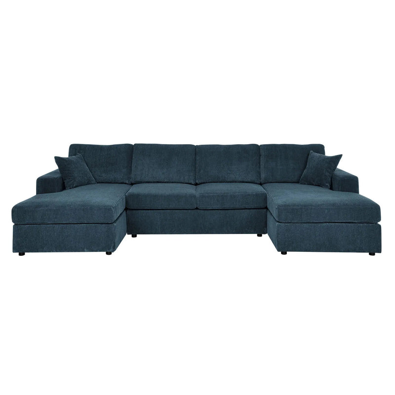 3 Piece Double Chaise Sectional Sofa by HouseOfZazla