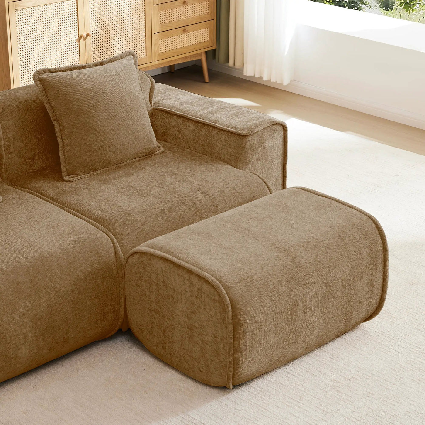 Armless Sofa Velvet by HouseOfZazla