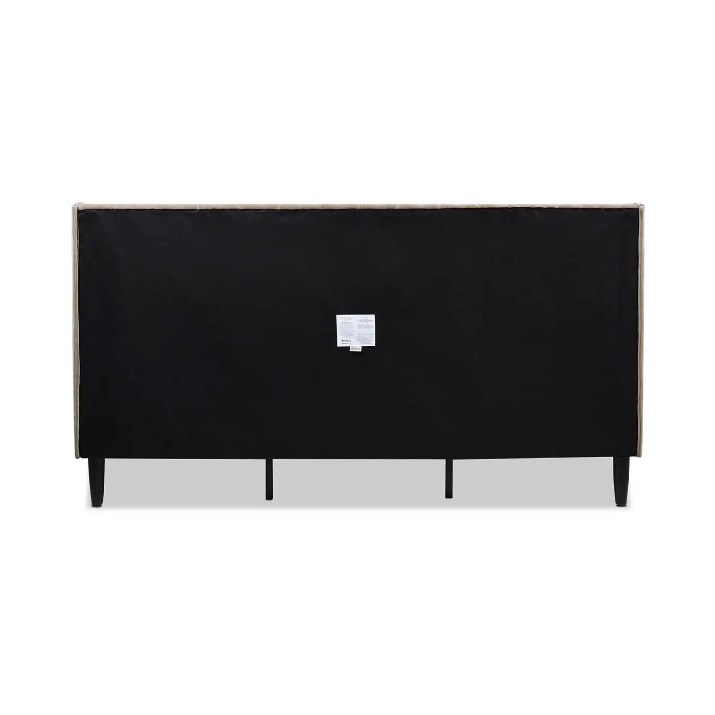 Aspen - Vertical Tufted Modern Headboard Platform Bed Set by HouseOfZazla