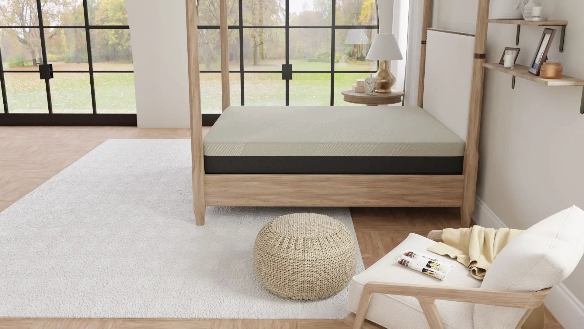 12" Comfort Series Soft Gel Memory Foam Tight Top Mattress by Unique Piece Furniture