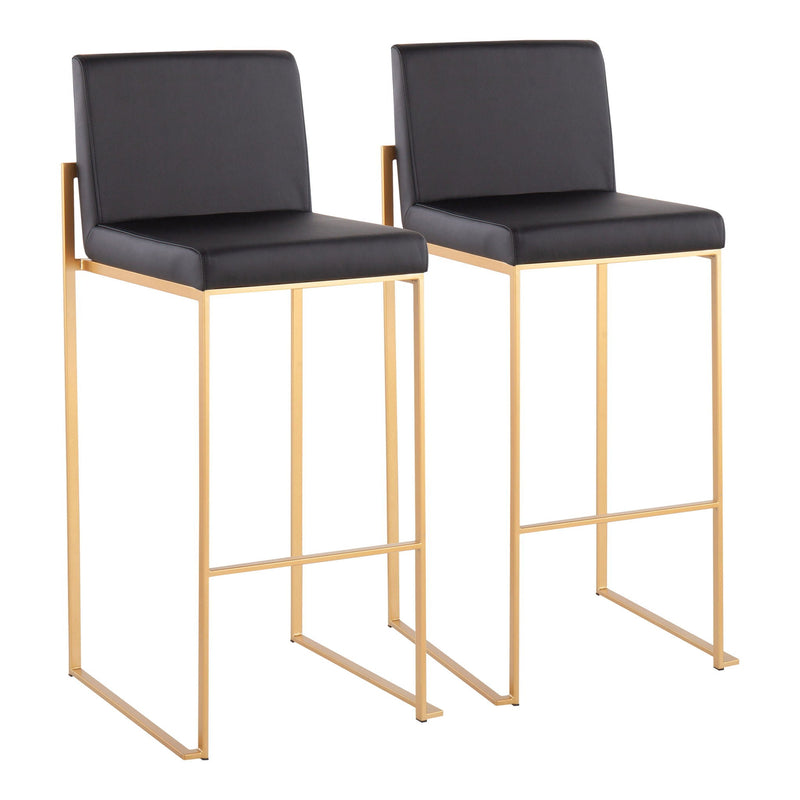 Fuji - Contemporary Design High Back Barstool by Unique Piece Furniture