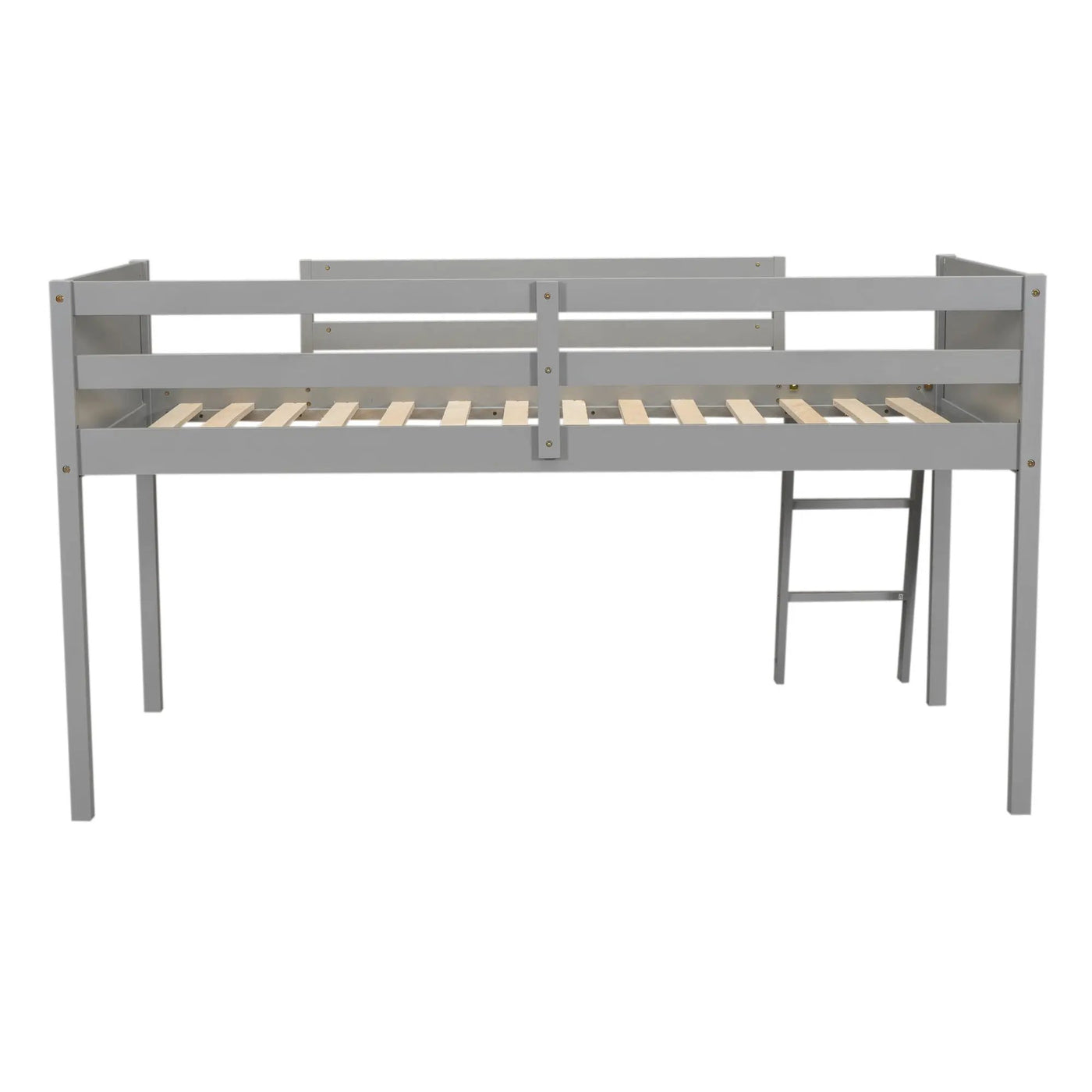 Low Loft Bed With Adjustable Ladder by HouseOfZazla