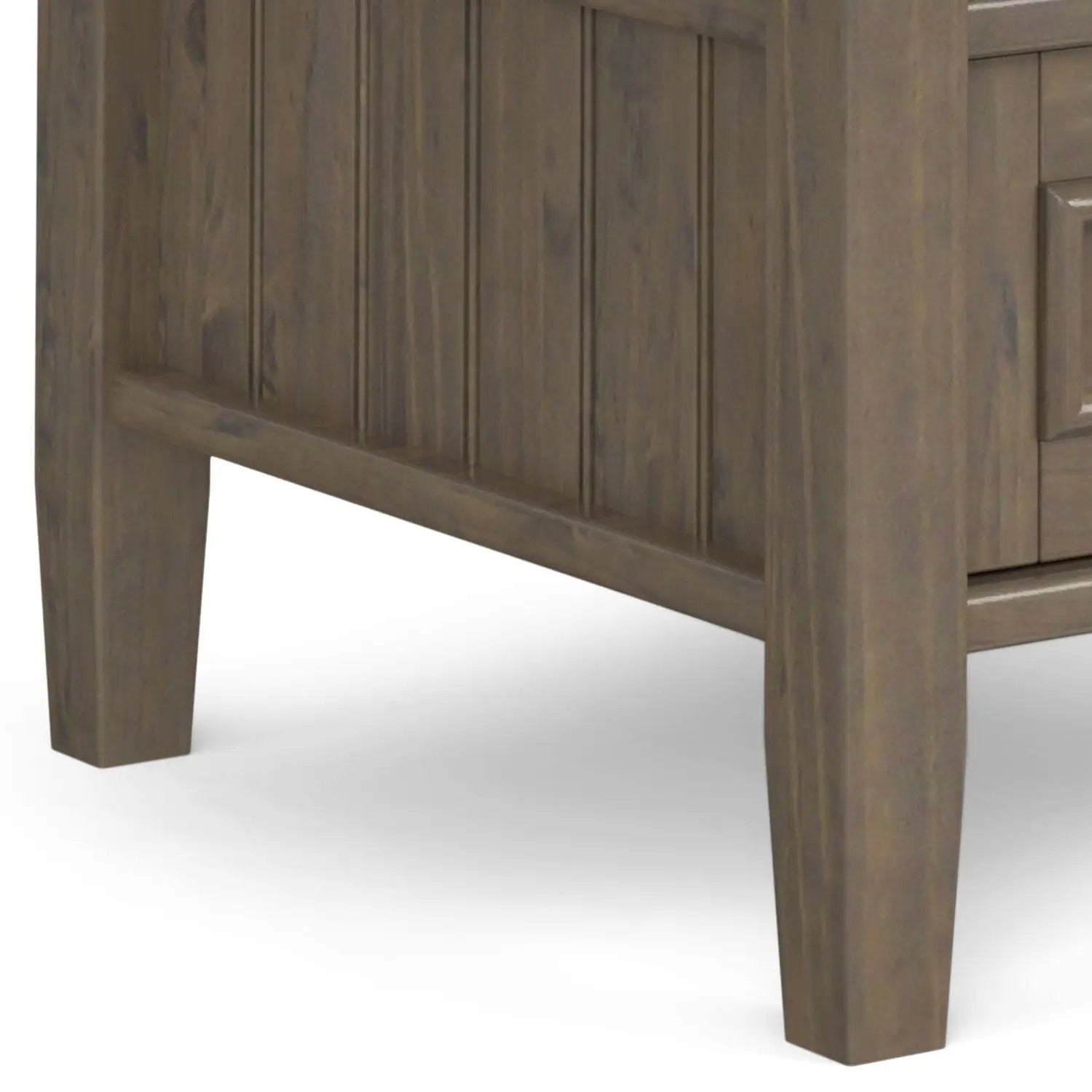 Lev - End Table With Bottom Drawer - Smoky Brown by Unique Piece Furniture