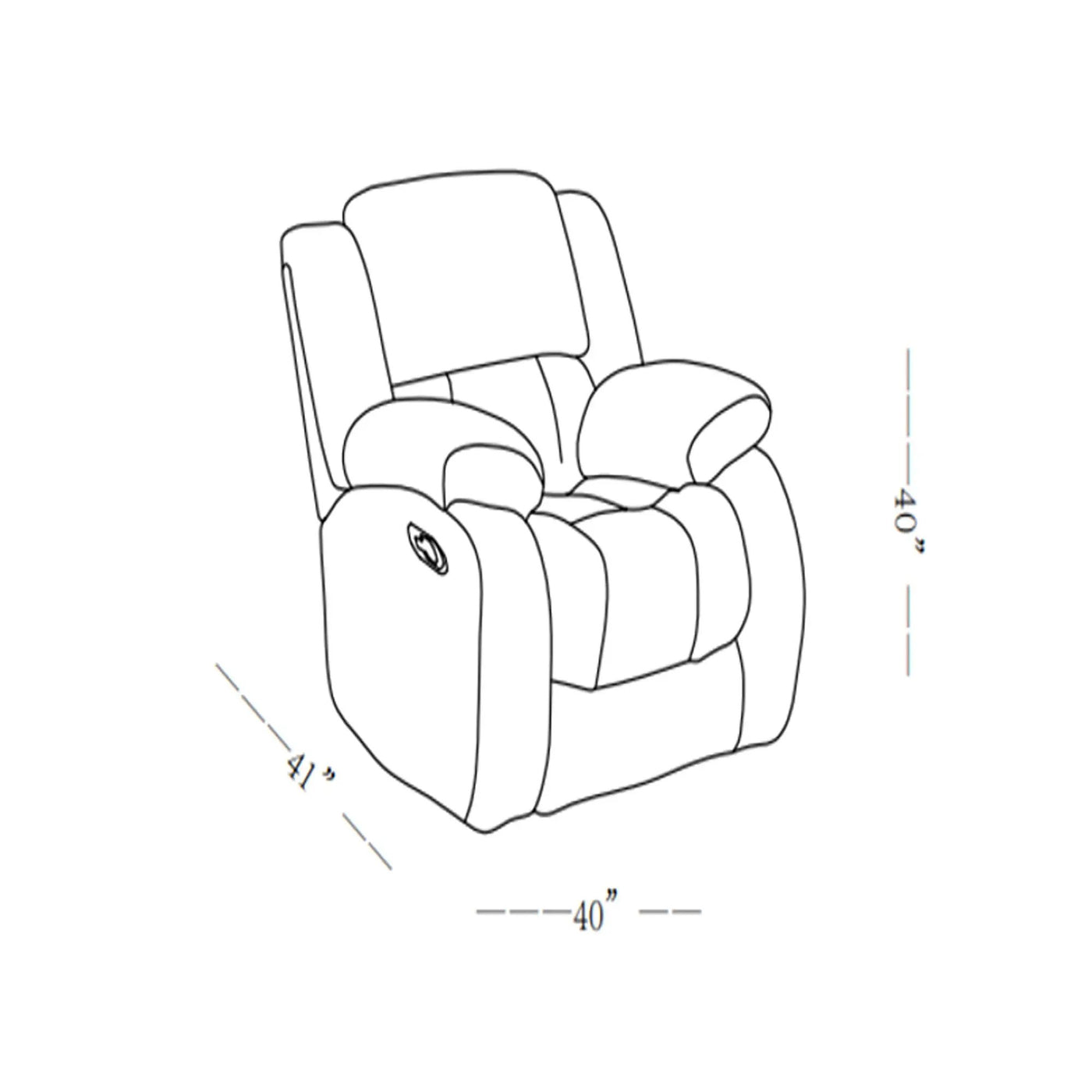 Stonic - Glider Recliner Modern Design by HouseOfZazla