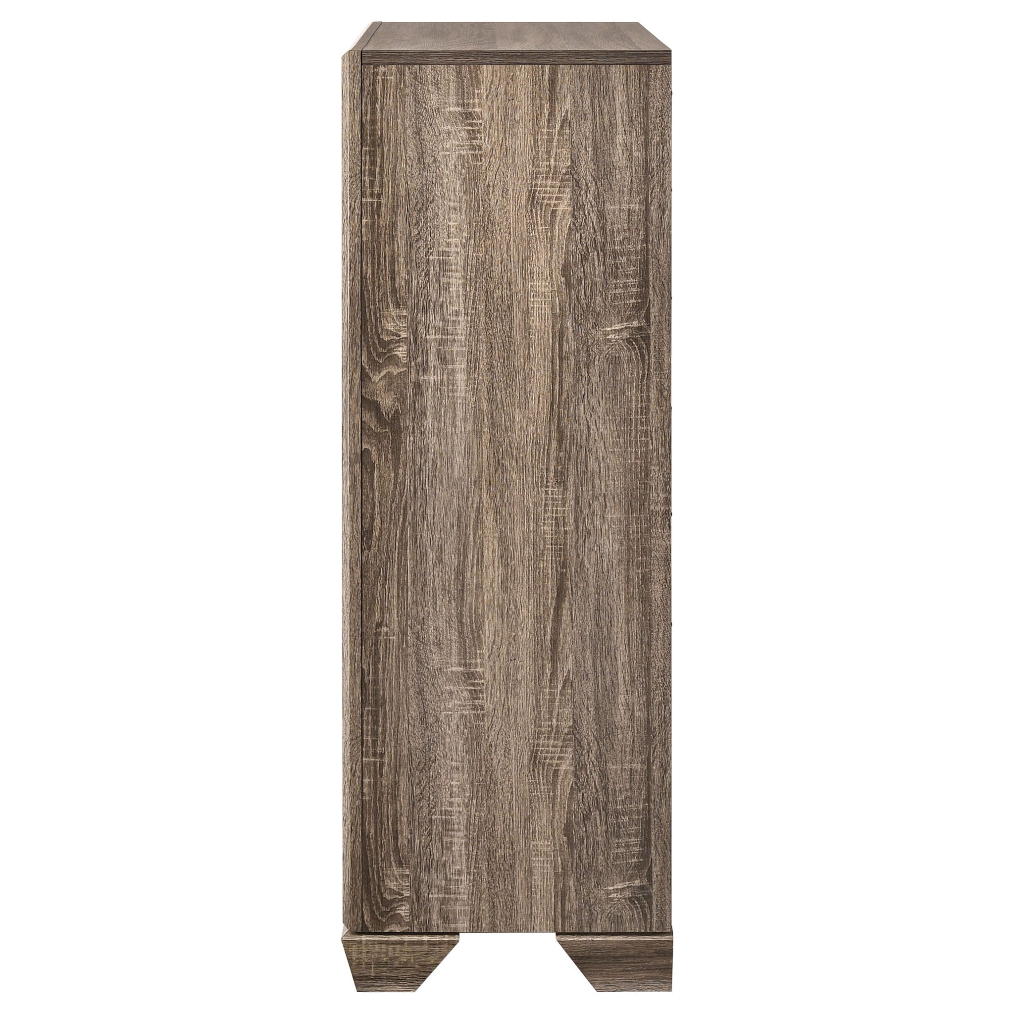 Harrison - 5 Drawer Bedroom Chest - Taupe by HouseOfZazla
