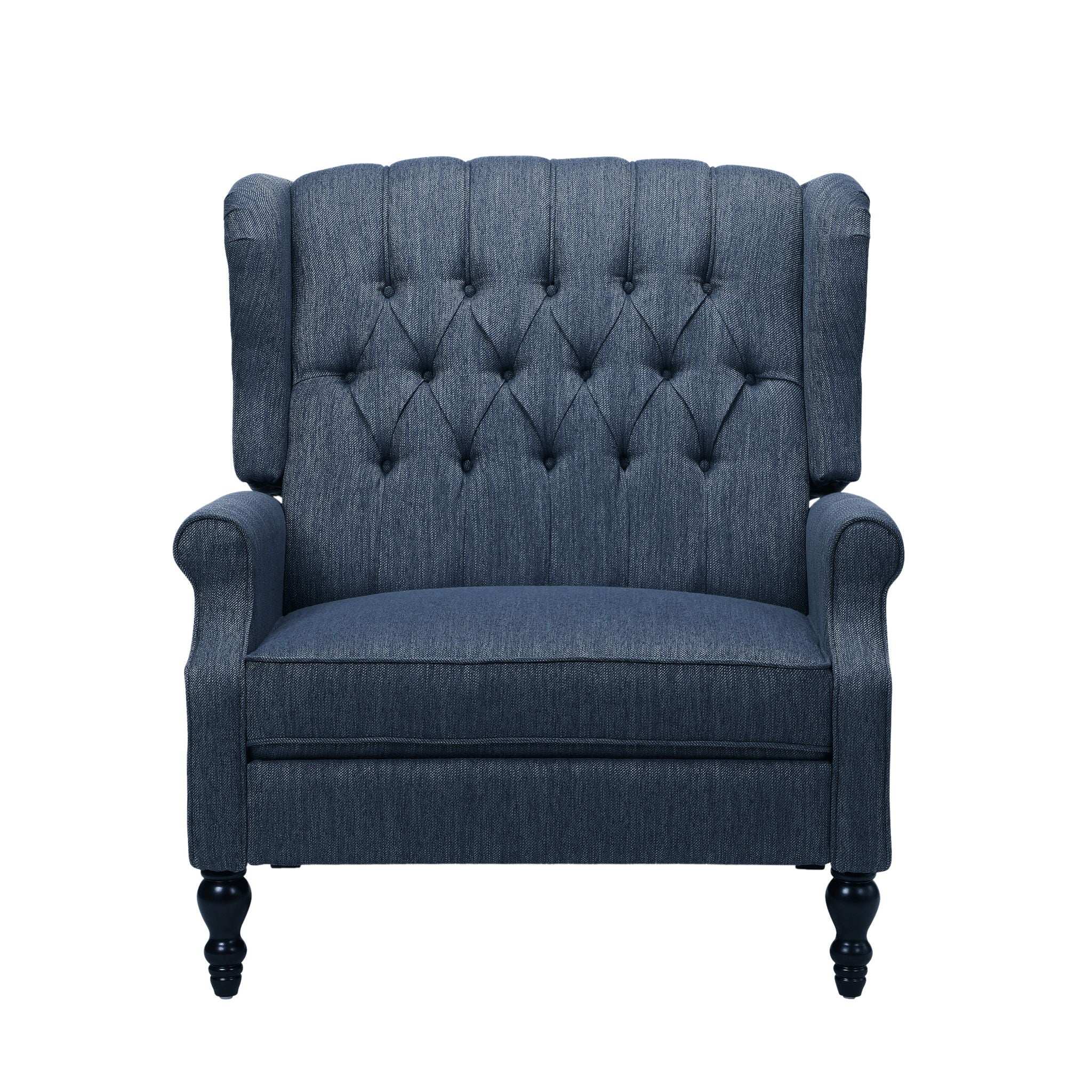 Dunham Contemporary Fabric Tufted Oversized Pushback Recliner by HouseOfZazla