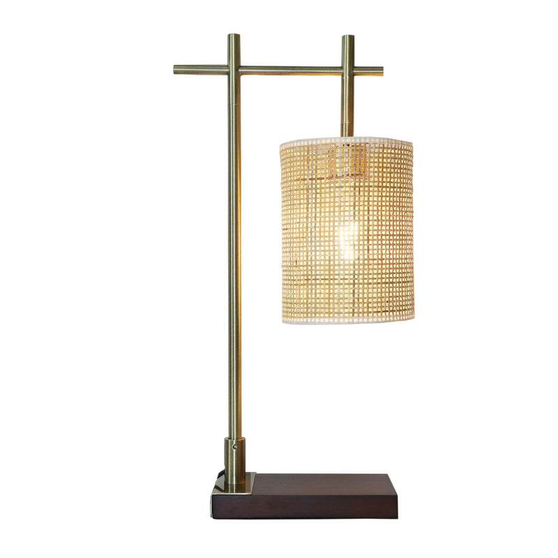 Bedroom Table Lamp With Lampshade - Bronze by HouseOfZazla