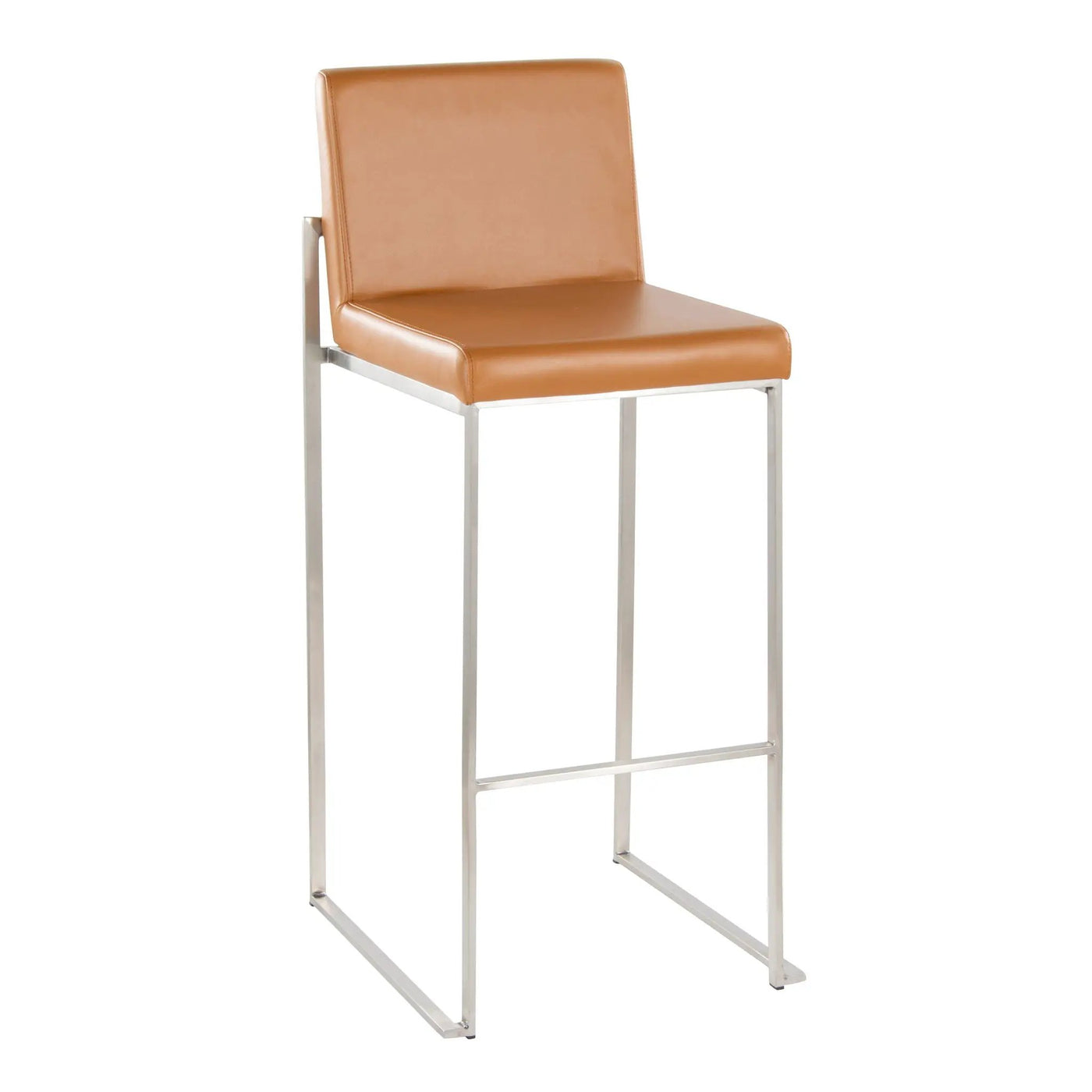 Fuji - Contemporary And Modern Elegance High Back Barstool by HouseOfZazla