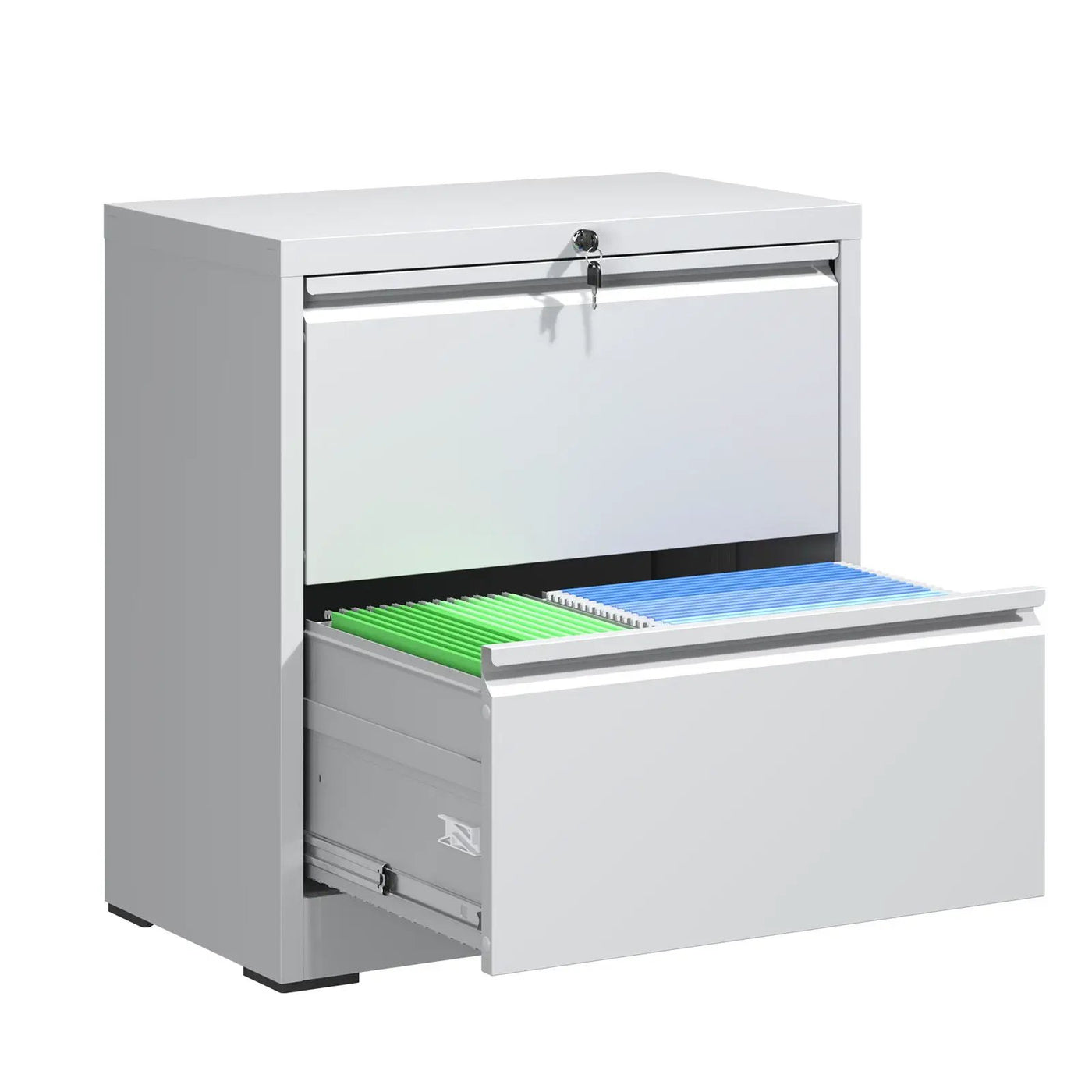 Premium Drawer Metal Lateral File Cabinet With Lock by HouseOfZazla