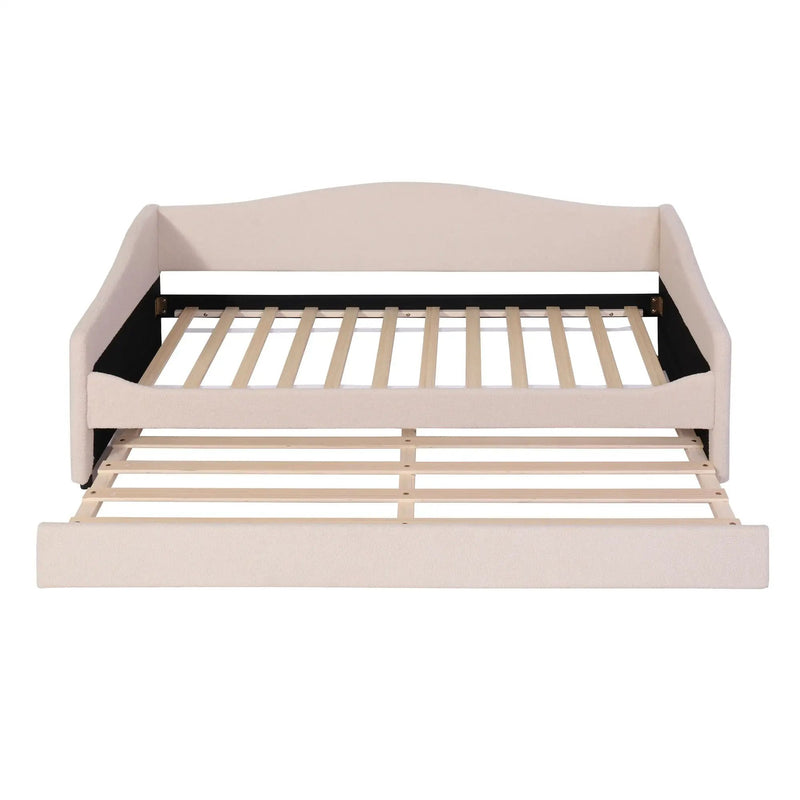 Design Upholstered Daybed With Light And Trundle by Unique Piece Furniture