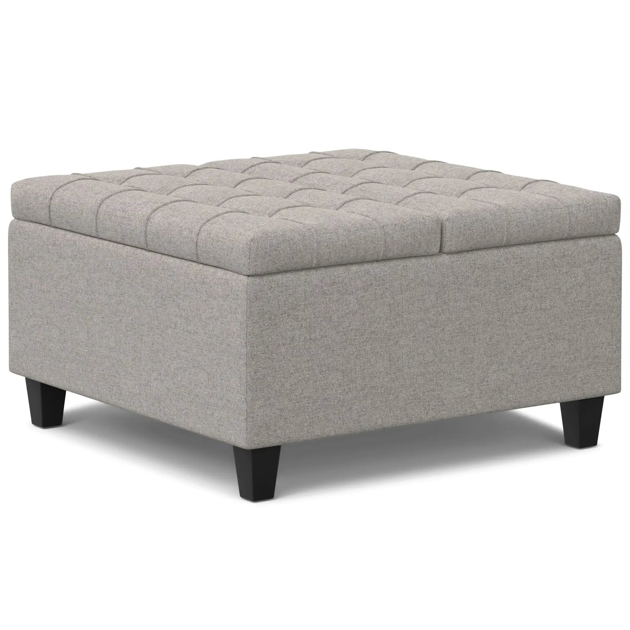 Harrison - Upholstered Coffee Table Storage Ottoman by HouseOfZazla