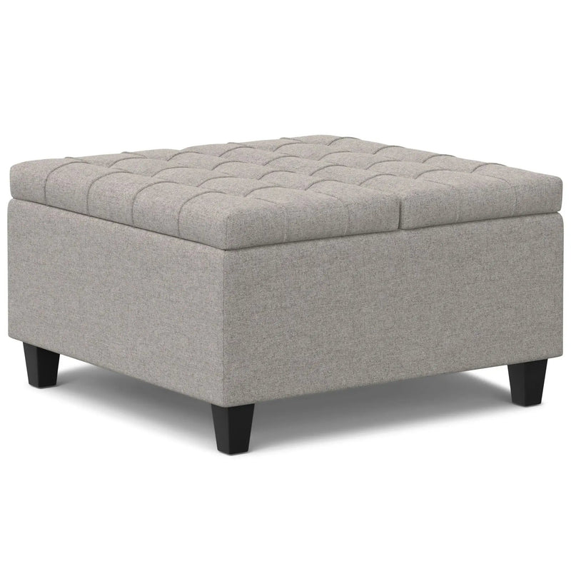 Harrison - Upholstered Coffee Table Storage Ottoman by HouseOfZazla